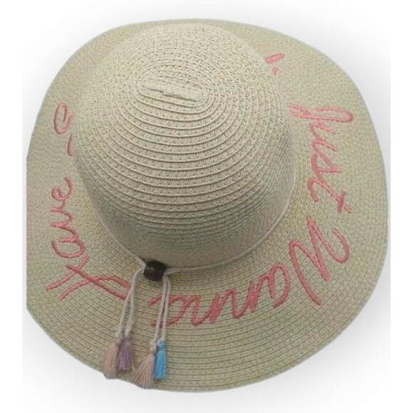 Disney x Junk Food Beach Sun Hat Girls Just Wanna Have Sun! One Size Coastal - Picture 11 of 13